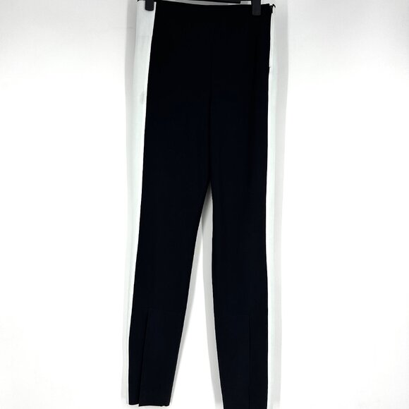 Athleta Interstellar Tight Colorblock Side Stripe High Rise Slit Pants Size 4‎ - Picture 3 of 11